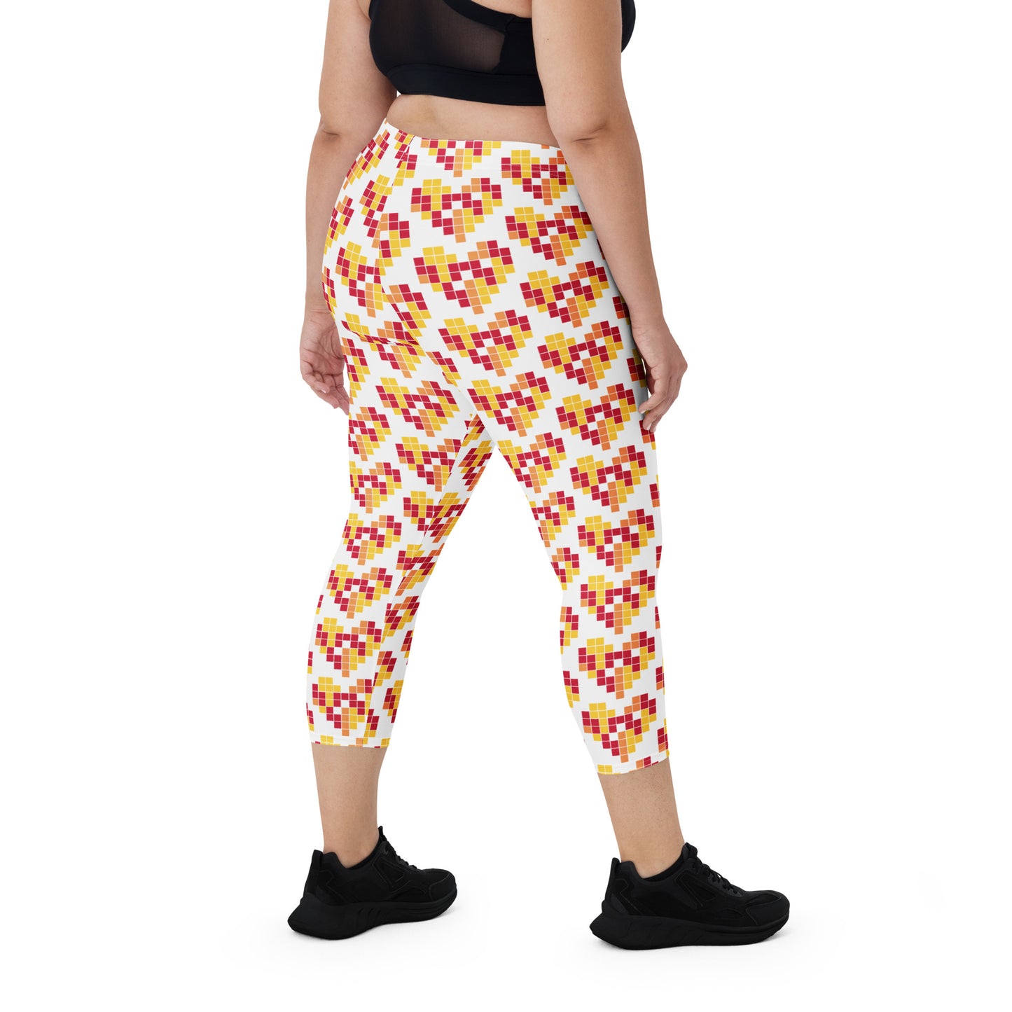 Capri Leggings (HEART PRINT)