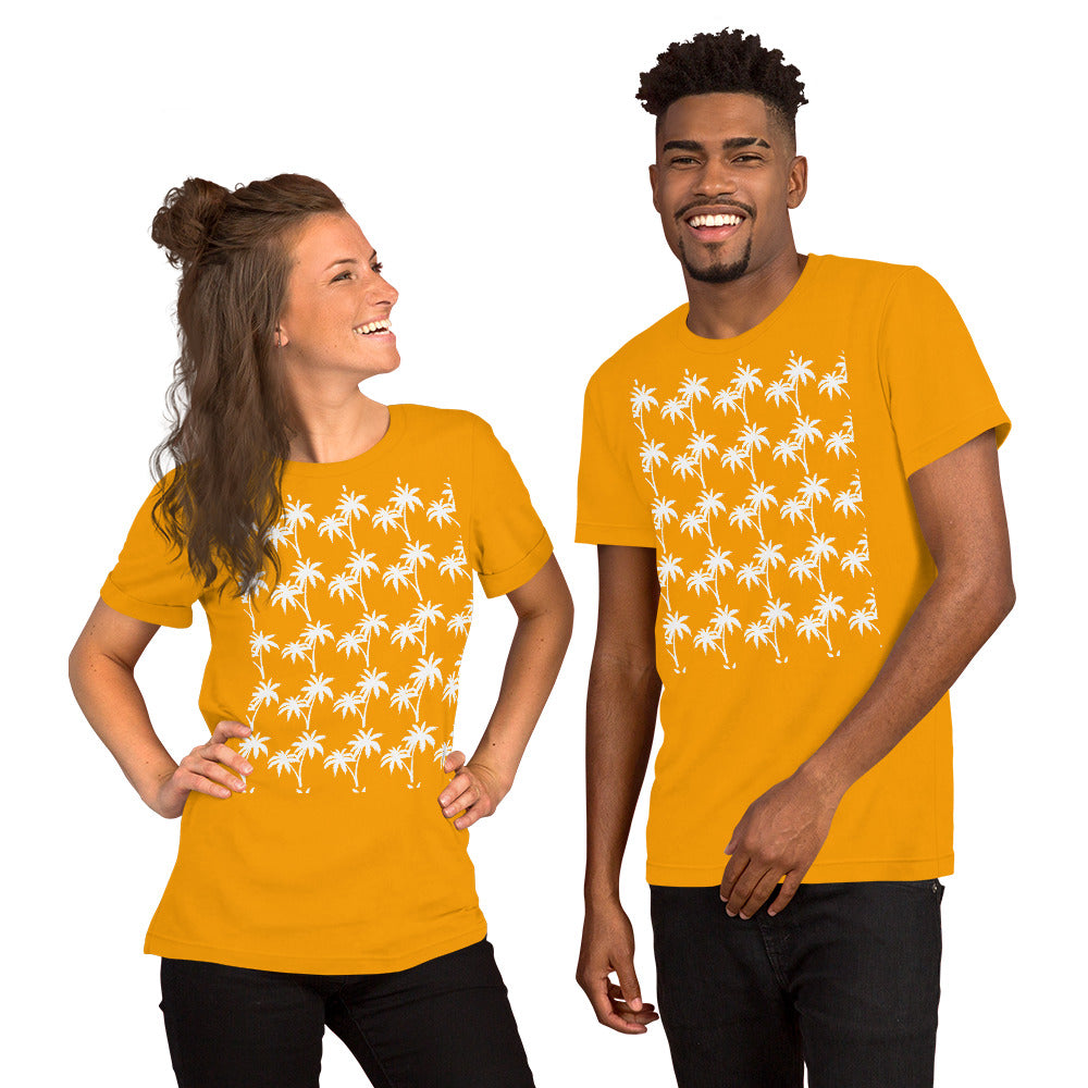 Unisex t-shirt palm print